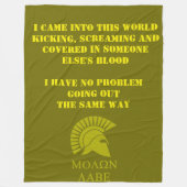 MOLON LABE FLEECE DEKEN (Voorkant)