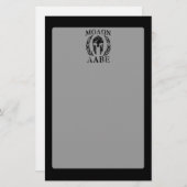 Molon Labe Grunge Spartan Armor Briefpapier (Voorkant / Achterkant)