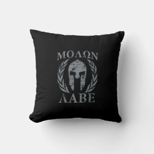 Molon Labe Grunge Spartan Armor Kussen
