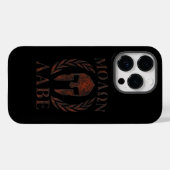 Molon Labe Iron Warrior Laurels Case-Mate iPhone Case (Achterkant (horizontaal))