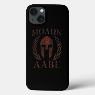 Molon Labe Iron Warrior Laurels iPhone 13 Hoesje