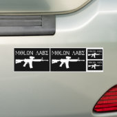 Molon Labe - Kom maar mee Bumpersticker (Op auto)