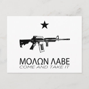 Molon Labe - kom mee Briefkaart