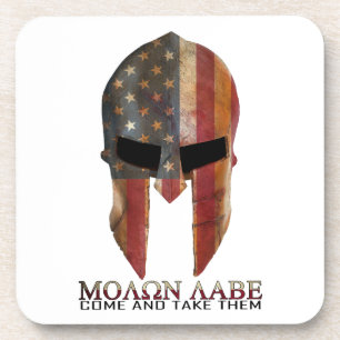Molon Labe - Kom mee naar de VS Spartan Drankjes Onderzetter
