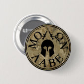 Molon Labe, kom ze halen Ronde Button 5,7 Cm (Voorkant /achterkant)
