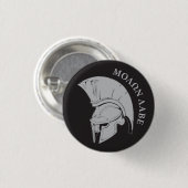 Molon Labe, kom ze halen. Vers02 Ronde Button 3,2 Cm (Voorkant /achterkant)