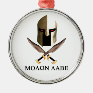 MOLON LABE METALEN ORNAMENT