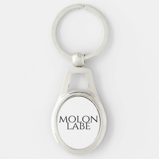 Molon Labe Sleutelhanger (Voorkant)