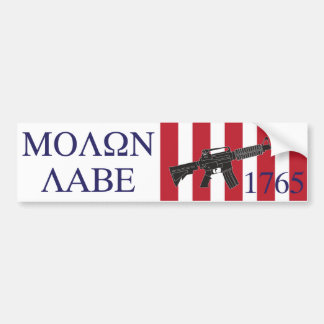 Molon Labe/Sons of Liberty Bumpersticker