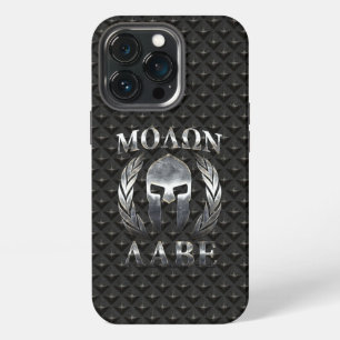 Molon Labe Spartaanse Helm Lauwerbladeren iPhone 13 Pro Hoesje