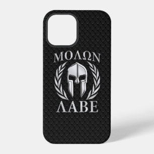 Molon Labe Spartaanse Helm Lauwerbladeren iPhone 12 Pro Hoesje
