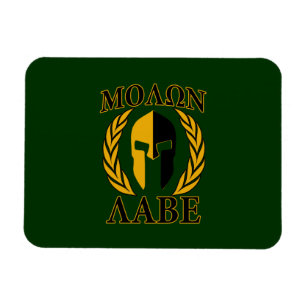 Molon Labe Spartaanse Lauweren Bosgroen Decor Magneet