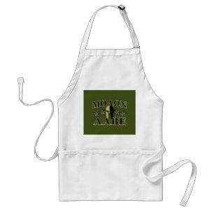 Molon Labe Spartan 5 sterren Olijfgroen Standaard Schort