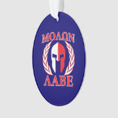 Molon Labe Spartan Armor Laurels Marine Blue (devant)
