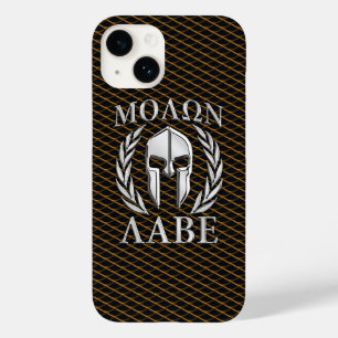 Molon Labe Spartan Helmet Laurels Case-Mate iPhone 14 Hoesje