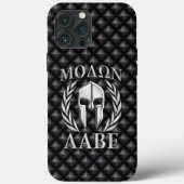 Molon Labe Spartan Helmet Laurels Case-Mate iPhone Case (Achterkant)