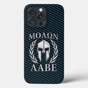 Molon Labe Spartan Helmet Laurels iPhone 13 Pro Hoesje