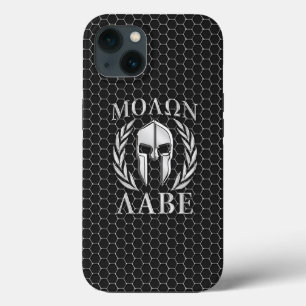 Molon Labe Spartan Helmet Laurels iPhone 13 Hoesje