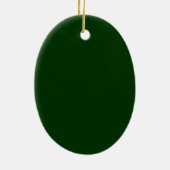 Molon Labe Spartan Laurels op Forest Green Keramisch Ornament (Achterkant)