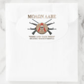 Molon Labe - Spartan Shield Ovale Sticker (Tas)