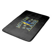 Molon Labe Spartan Warrior 5 sterren Yellow Blue Badmat (Gekanteld)