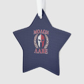 Molon Labe Spartan Warrior Carbon Fiber Chrome (devant)