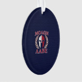 Molon Labe Spartan Warrior Carbon Fiber Chrome (devant)