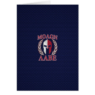 Molon Labe Spartan Warrior Carbon Style