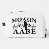 Molon Labe Spartan Warrior Helmet 5 sterren Toilettasje (Voorkant)