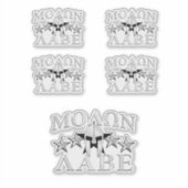 Molon Labe Spartan Warrior Helmet Mahogany Sticker (Voorkant)