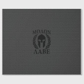 Molon Labe Spartan Warrior Laurels Cadeaupapier (Vlak)