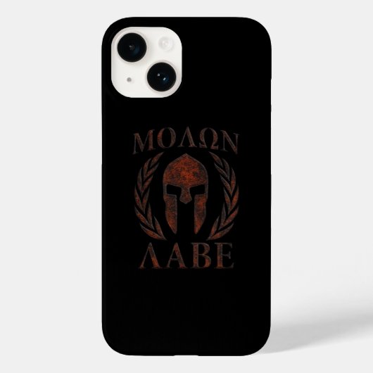 Molon Labe Spartan Warrior Laurels Case-Mate iPhone Case (Achterkant)