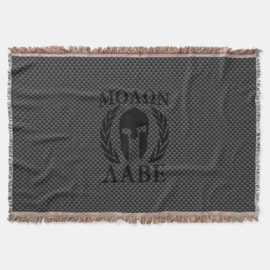 Molon Labe Spartan Warrior Laurels Deken (Voorkant)