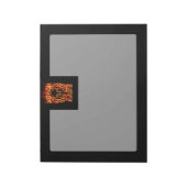 Molon Labe Spartan Warrior Laurels on Fire Notitieblok (Gedraaid)