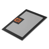 Molon Labe Spartan Warrior Laurels on Fire Notitieblok (Schuin)