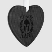 Molon Labe Spartan Warrior Laurels Ornament (voorkant)
