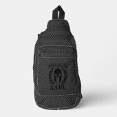 Molon Labe Spartan Warrior Laurels Sling Bag (Voorkant)