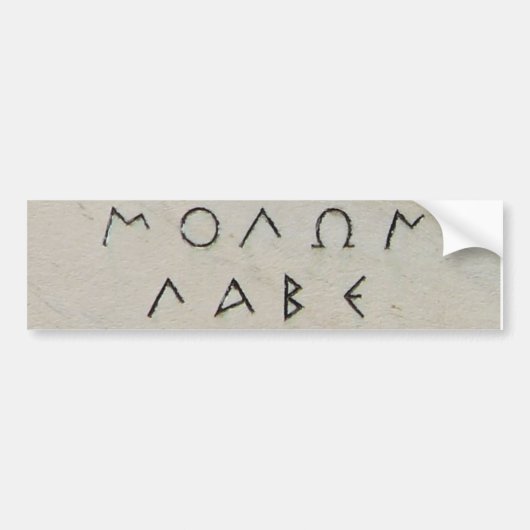 Molon Labe Sticker (Voorkant)