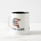 MOLON LABE TWEEKLEURIGE KOFFIEMOK (Voorkant links)
