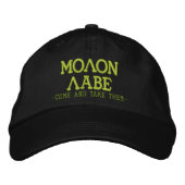 Molon Labe VIENT LES EMPORTER Casquette brodé (Devant)
