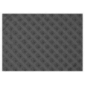 Molon Labe Warrior Laurels op zwarte koolstof Tafelkleed (Voorkant (Horizontaal))