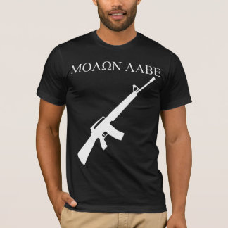 MOLON LABE! (Witte grafische kaart) T-shirt