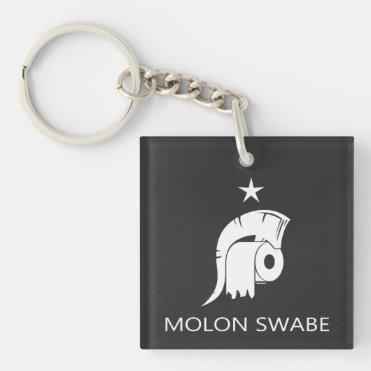 MOLON SWABE toiletpapier Sleutelhanger (voorkant)