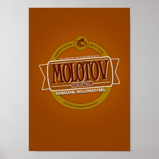 Molotov Cocktail Beer Poster