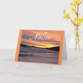 Molson Lake Sunrise Kaart (Gele Bloem)