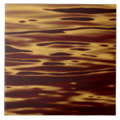 Molten Gold Ripple-effect Tegeltje (Voorkant)