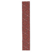 Molten Red Native Line Art Table Runner Lange Tafelloper (Voorkant)