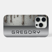 💎 Molten Silver Name Art – Chrome Liquid Drip (Verso Horizontal)