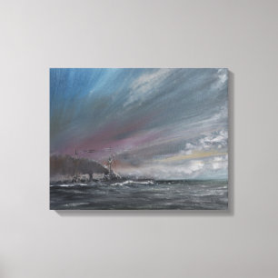 Moltke Jutland 1916. 2014 Canvas Afdruk