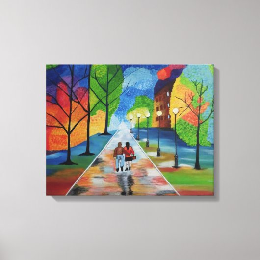 Molto amore per vicinato door Onbekend Canvas Afdruk (Voorkant)